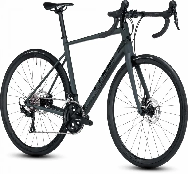 Cube Attain SLX Road Bike in Grey/Black-1